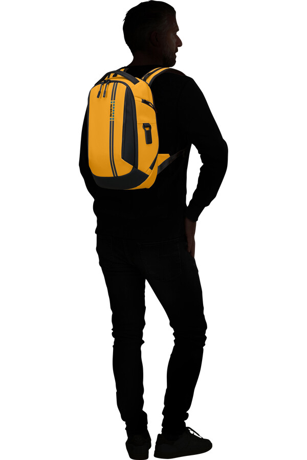 active road-ryggsekk 10l gul