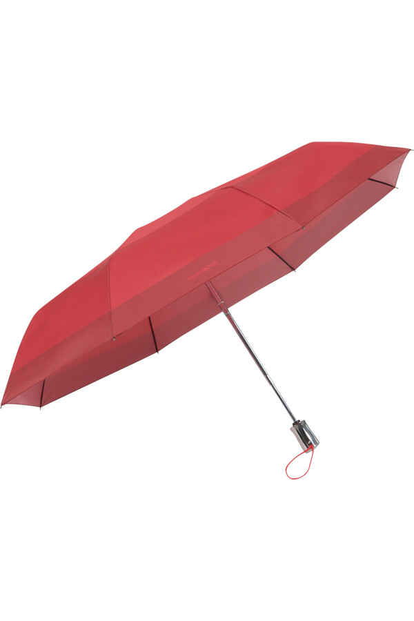 rain pro paraply geometrisk rødt trykk