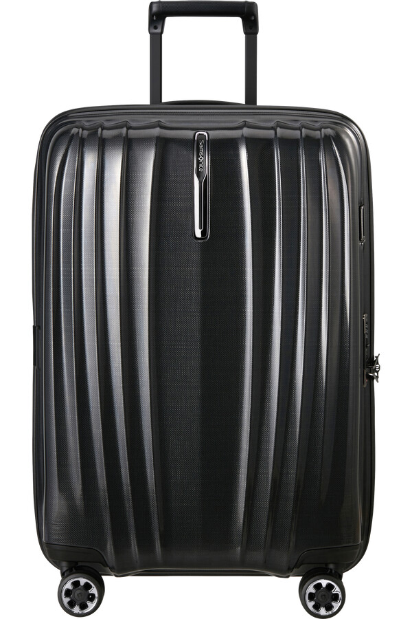 nexis koffert med utvidbar veske 4 hjul 70 cm onyx black