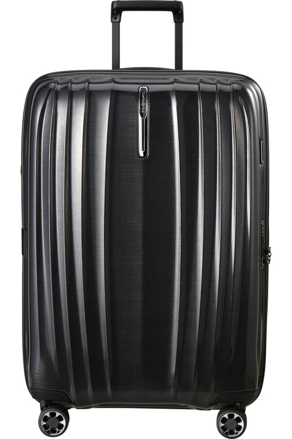 nexis koffert med utvidbar veske 4 hjul 76 cm onyx black