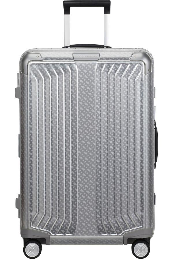 boss samsonite koffert med 4 hjul 69 cm aluminiumsmonogram