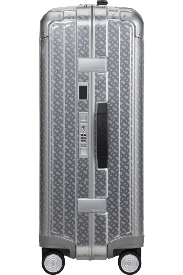 boss samsonite koffert med 4 hjul 69 cm aluminiumsmonogram