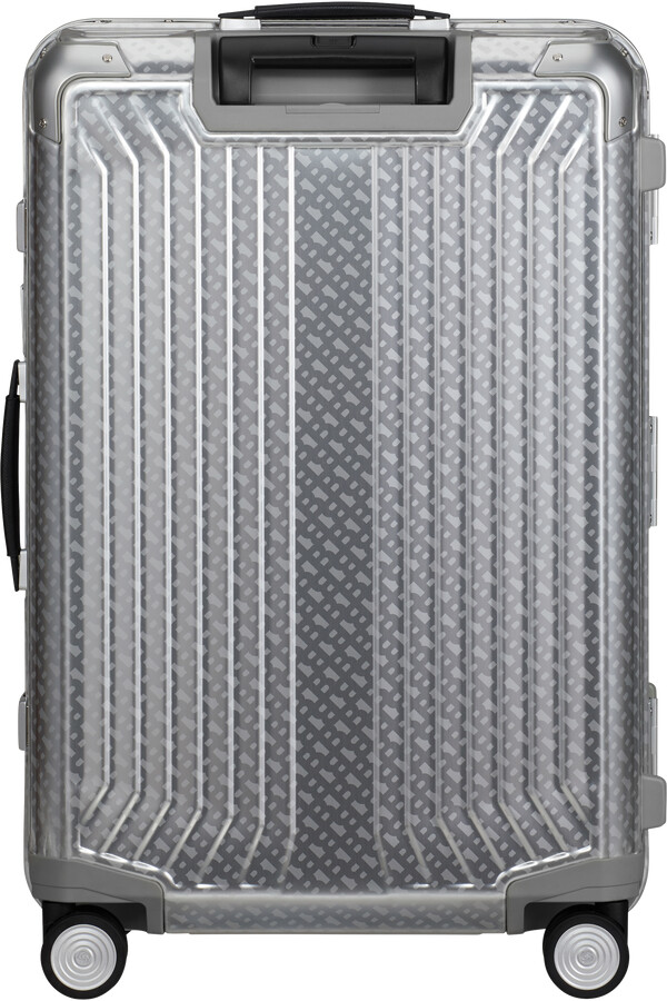 boss samsonite koffert med 4 hjul 69 cm aluminiumsmonogram