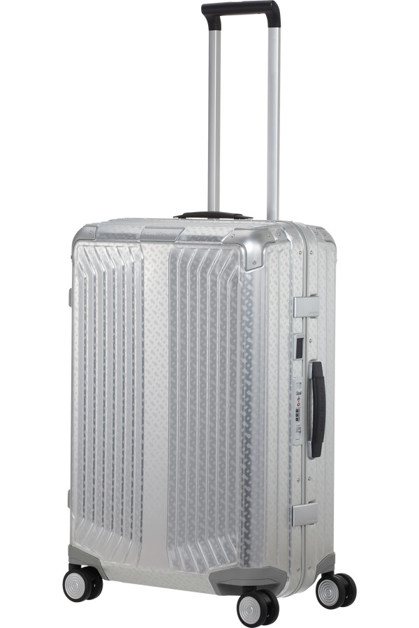 boss samsonite koffert med 4 hjul 69 cm aluminiumsmonogram