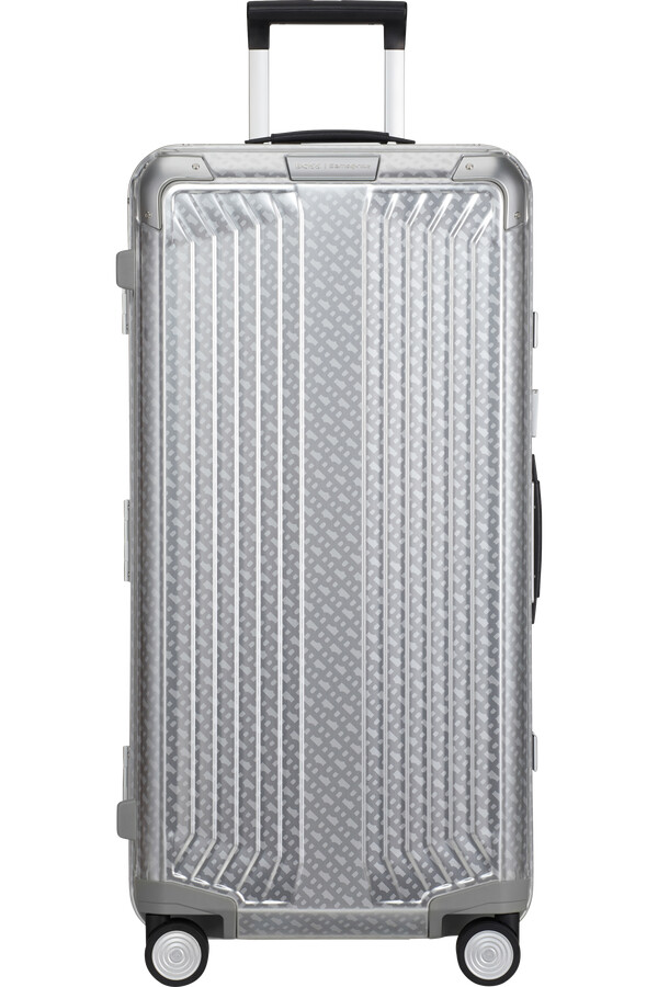 boss samsonite koffert med 4 hjul 80 cm aluminiumsmonogram
