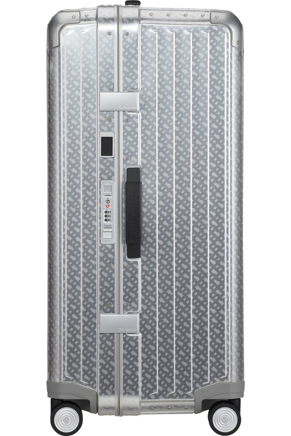 boss samsonite koffert med 4 hjul 80 cm aluminiumsmonogram
