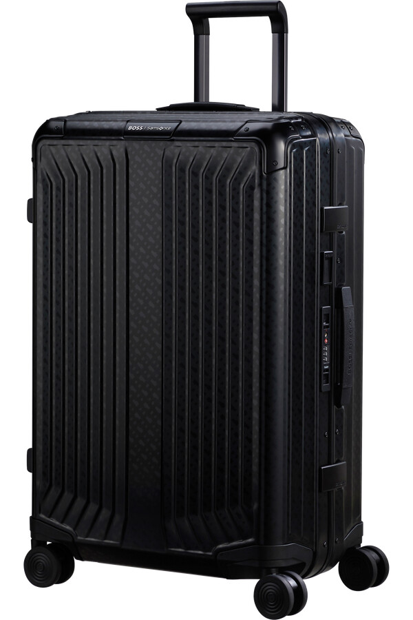 boss samsonite koffert 4 hjul 69 cm grafittmonogram