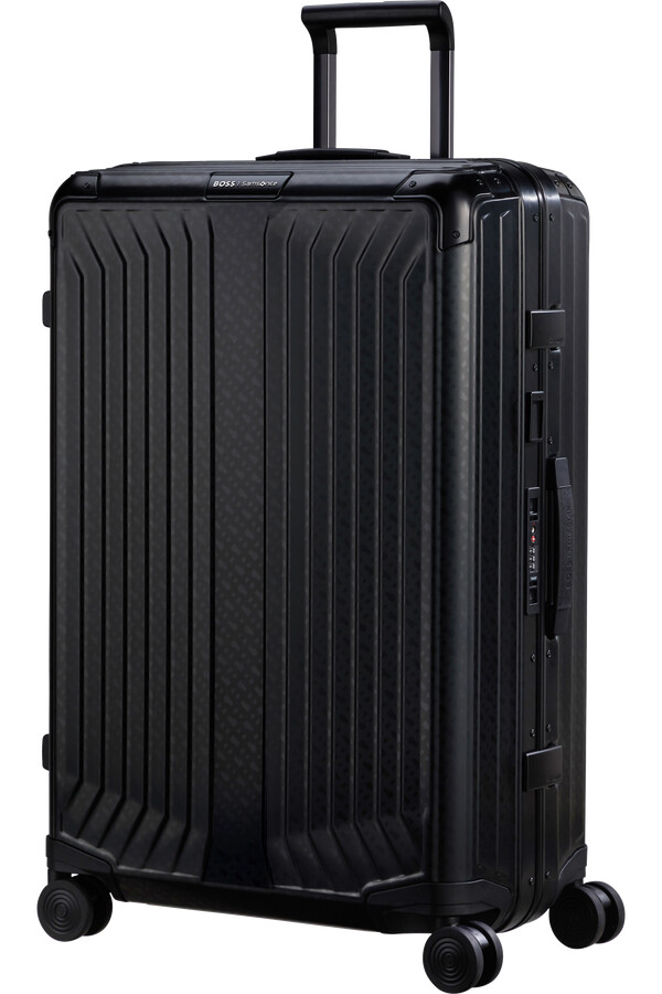 boss samsonite koffert 4 hjul 76 cm grafittmonogram