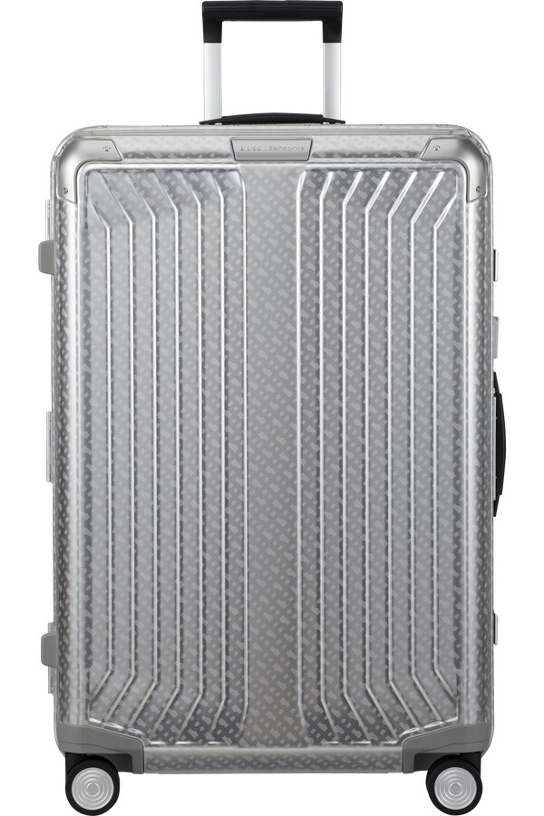 boss samsonite koffert 4 hjul 76 cm aluminiumsmonogram