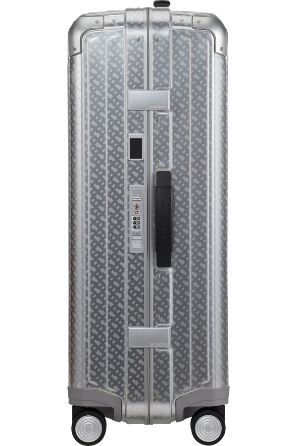 boss samsonite koffert 4 hjul 76 cm aluminiumsmonogram