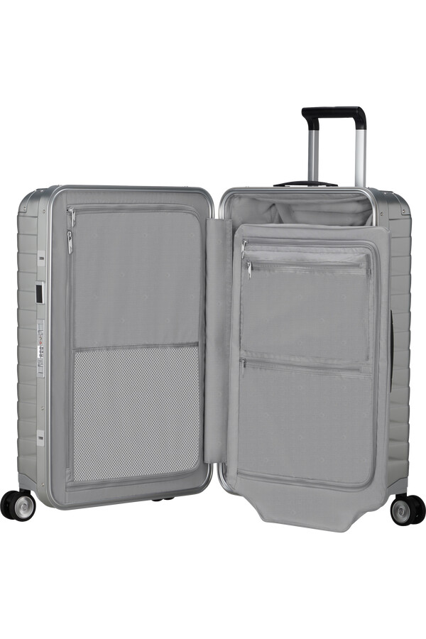 proxis alu-koffert 4 hjul 69 cm aluminium