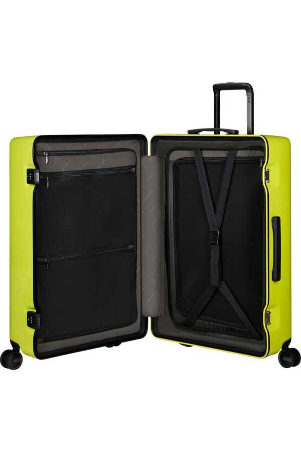 focus koffert 4 hjul 75 cm metallisk lime