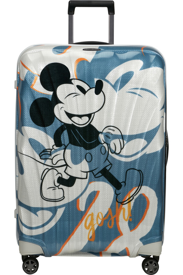 c-lite disney koffert med 4 hjul 75 cm mickey mouse