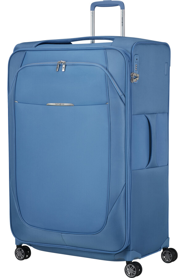 re-lite koffert med utvidbar veske 4 hjul 83 cm capri blue