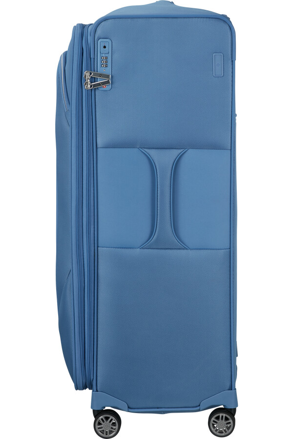 re-lite koffert med utvidbar veske 4 hjul 83 cm capri blue