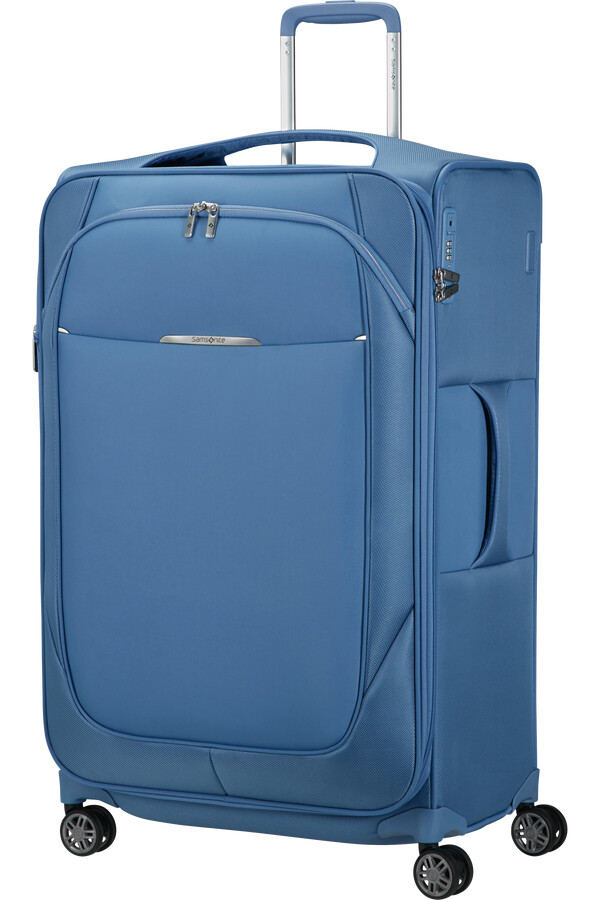 re-lite koffert med utvidbar veske 4 hjul 78 cm capri blue