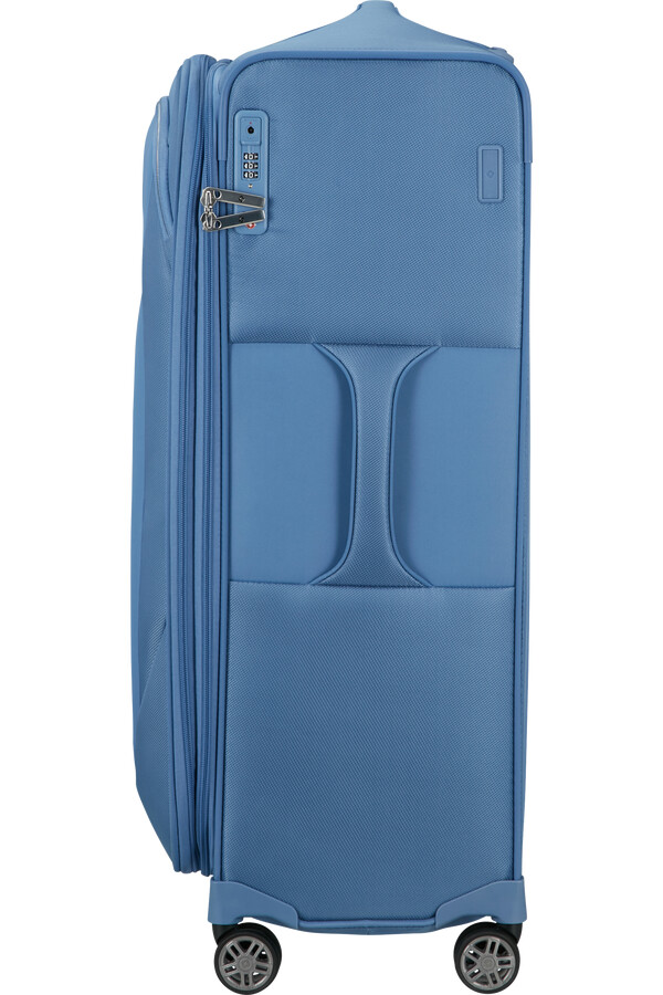 re-lite koffert med utvidbar veske 4 hjul 78 cm capri blue