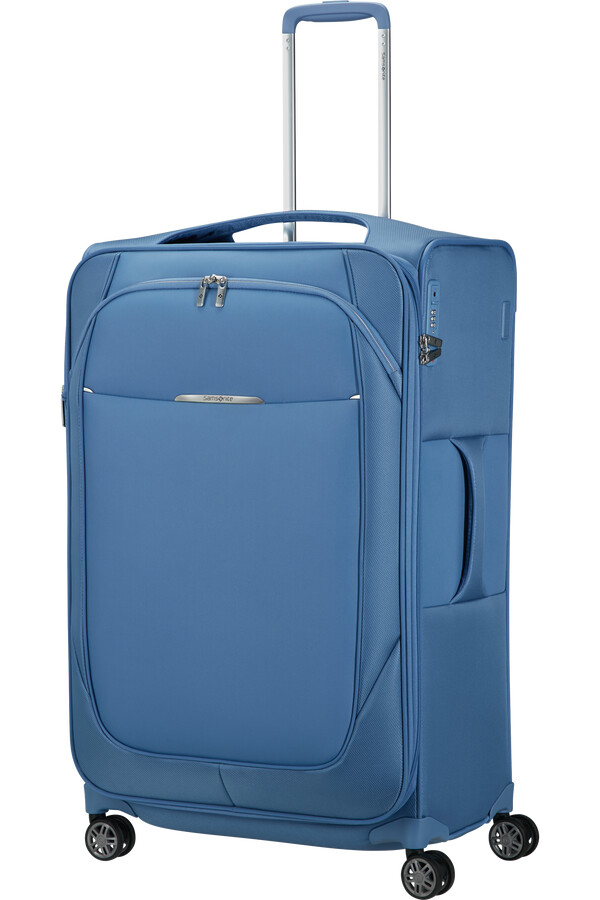 re-lite koffert med utvidbar veske 4 hjul 78 cm capri blue