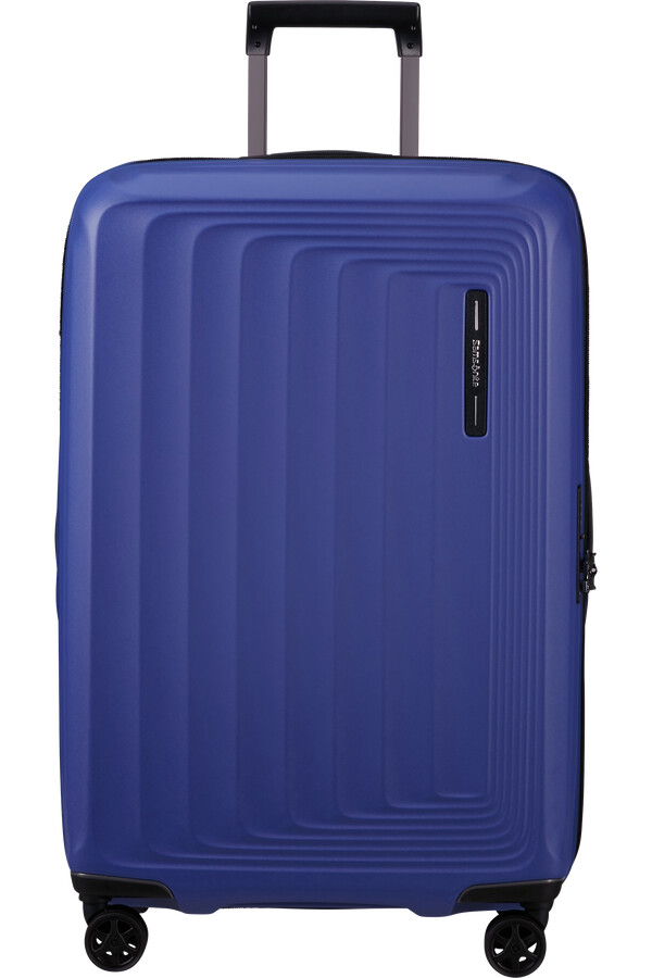 nuon koffert med utvidbar veske 4 hjul 69 cm matt nautical blue