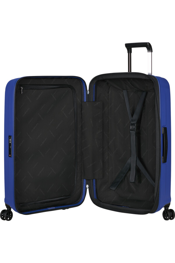 nuon koffert med utvidbar veske 4 hjul 69 cm matt nautical blue