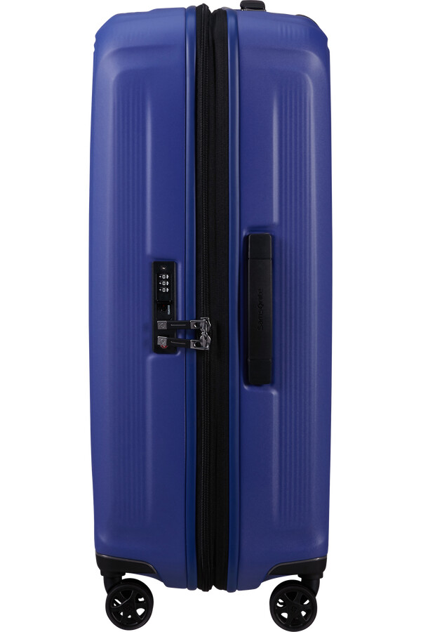 nuon koffert med utvidbar veske 4 hjul 69 cm matt nautical blue