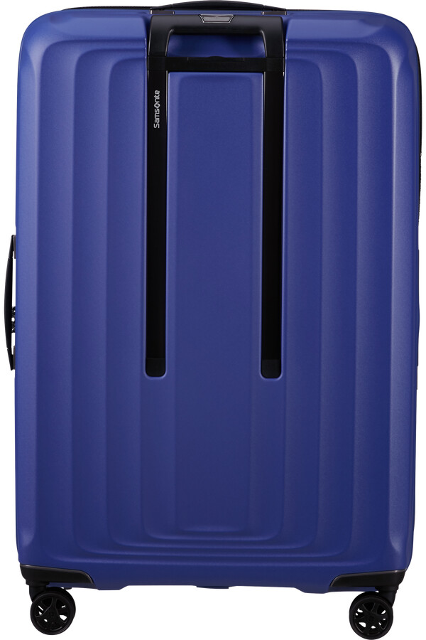 nuon koffert med utvidbar veske 4 hjul 75 cm matt nautical blue