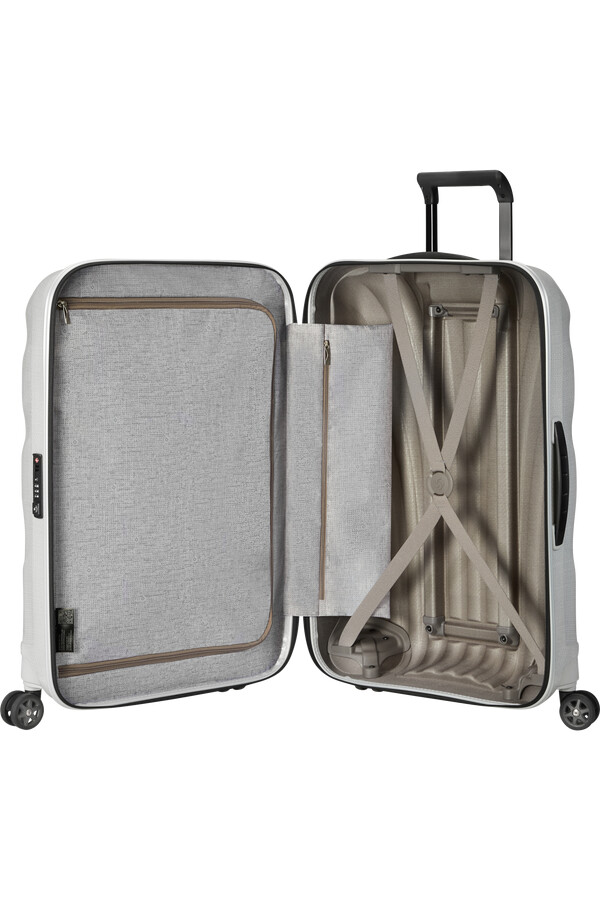c-lite koffert 4 hjul 69 cm off white