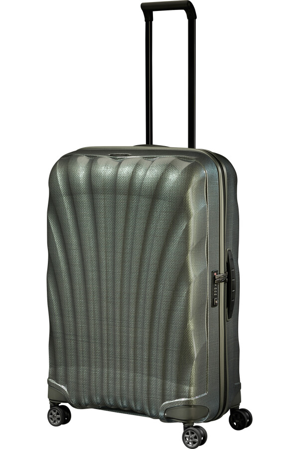 c-lite koffert 4 hjul 75 cm metallisk grønn