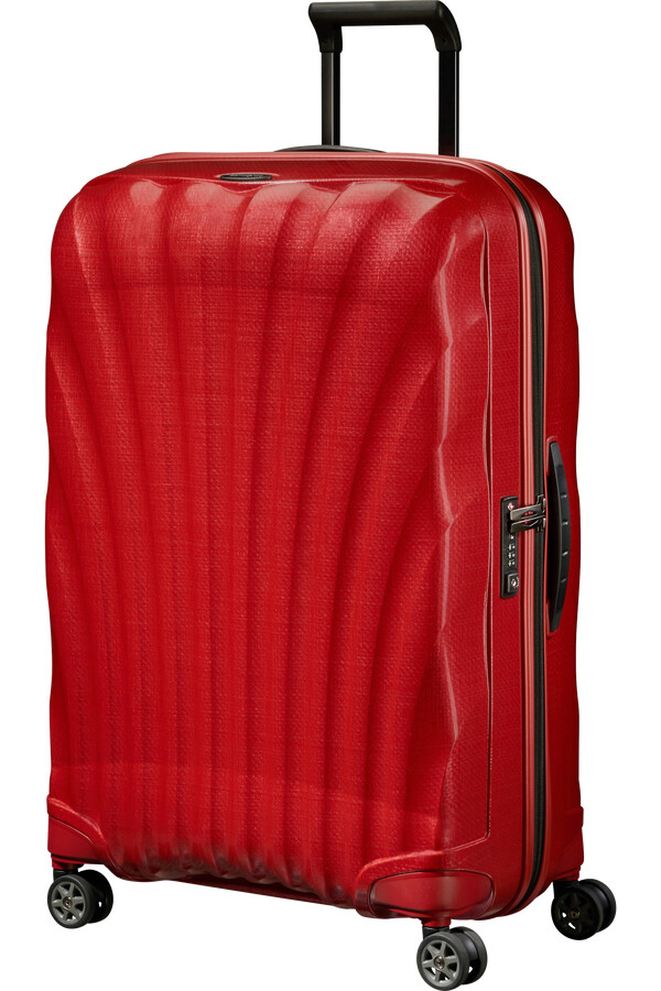 c-lite koffert 4 hjul 75 cm chili red