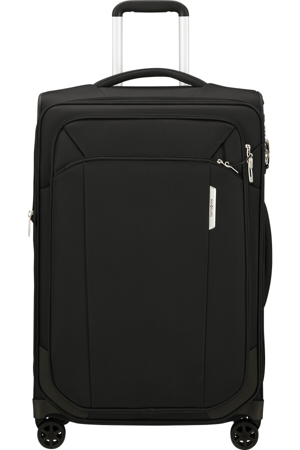 respark koffert med utvidbar veske 4 hjul 67 cm ozone black