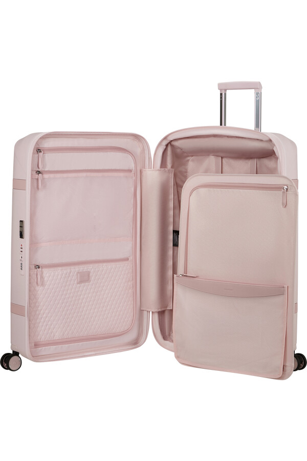 image spinner utvidbar 4 hjul 75 cm rosa