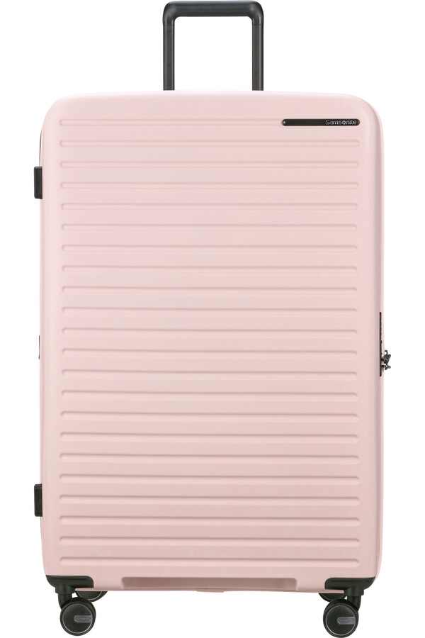 restackd koffert med utvidbar design 4 hjul 81 cm rosa