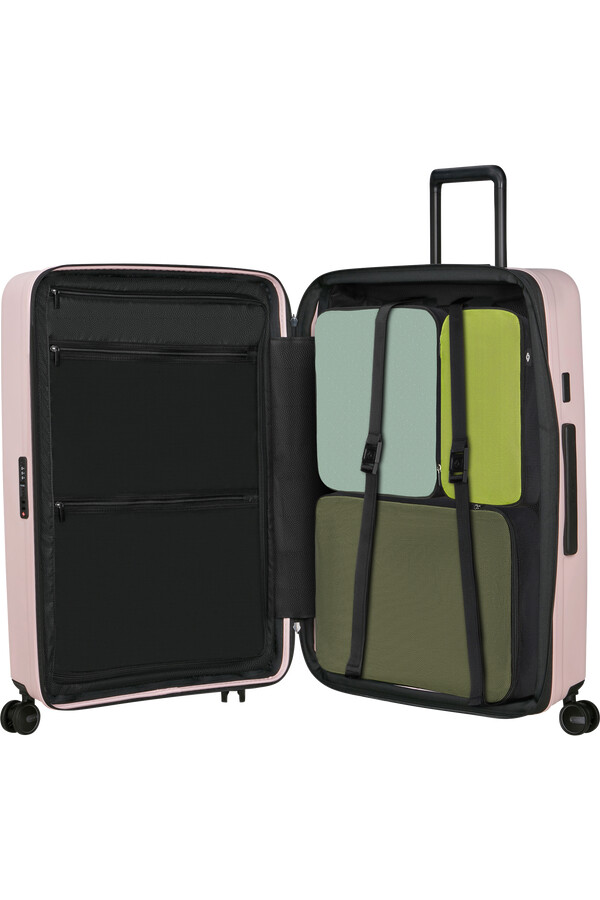 restackd spinner utvidbar 4 hjul 75 cm rosa