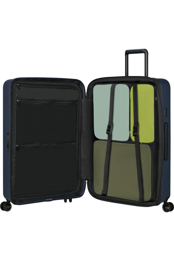 restackd spinner utvidbar 4 hjul 75 cm midnatt