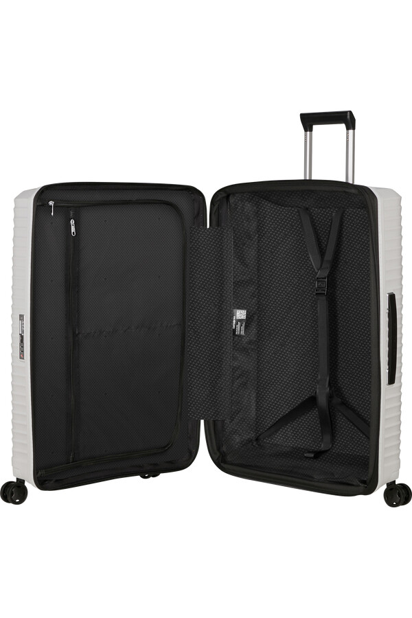 upscape spinner utvidbar 4 hjul 81 cm cloud white