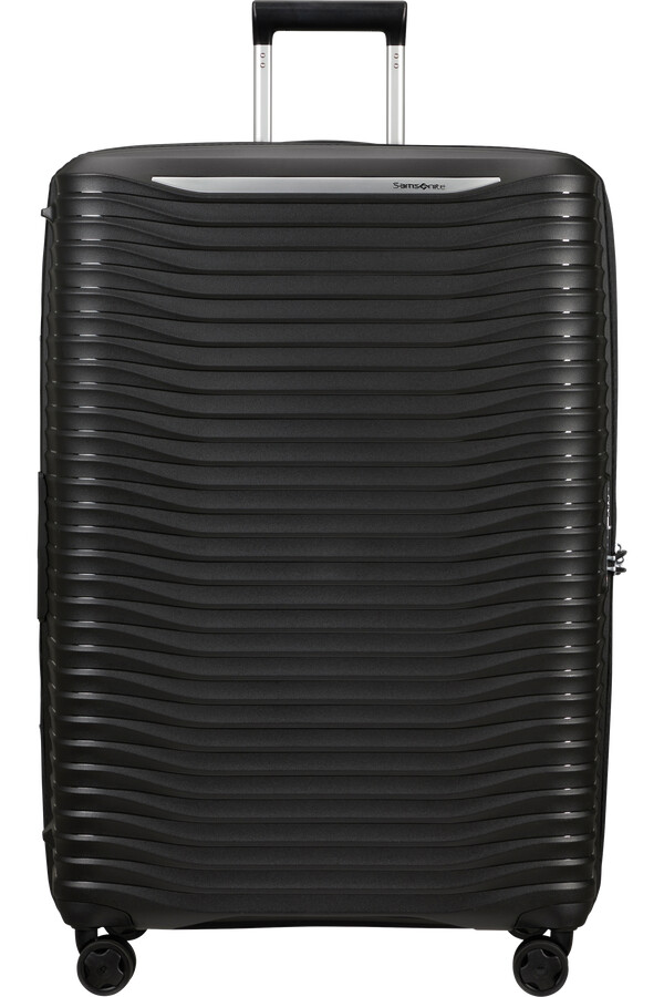 upscape koffert med utvidbar veske 4 hjul 81 cm svart
