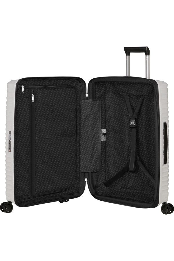 upscape spinner utvidbar 4 hjul 68 cm cloud white