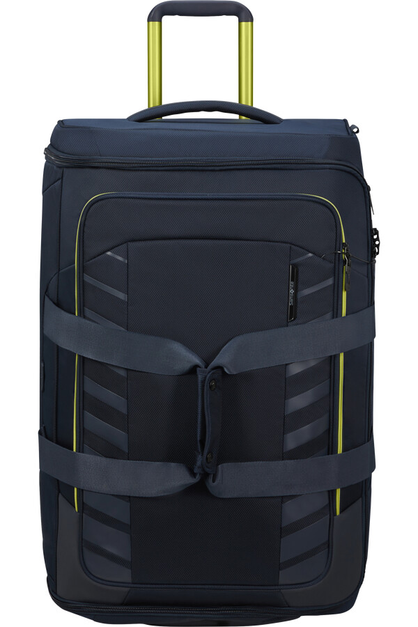 respark duffelbag med hjul 74 cm midnattsblålime