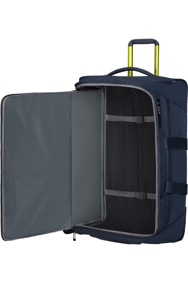 respark duffelbag med hjul 74 cm midnattsblålime