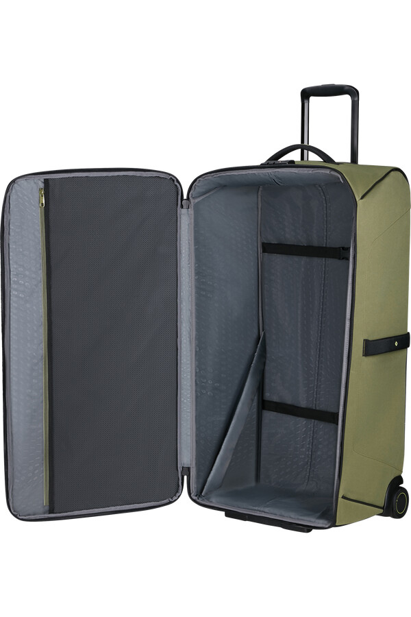 ecodiver duffelbag med hjul 79 cm vokset wasabi