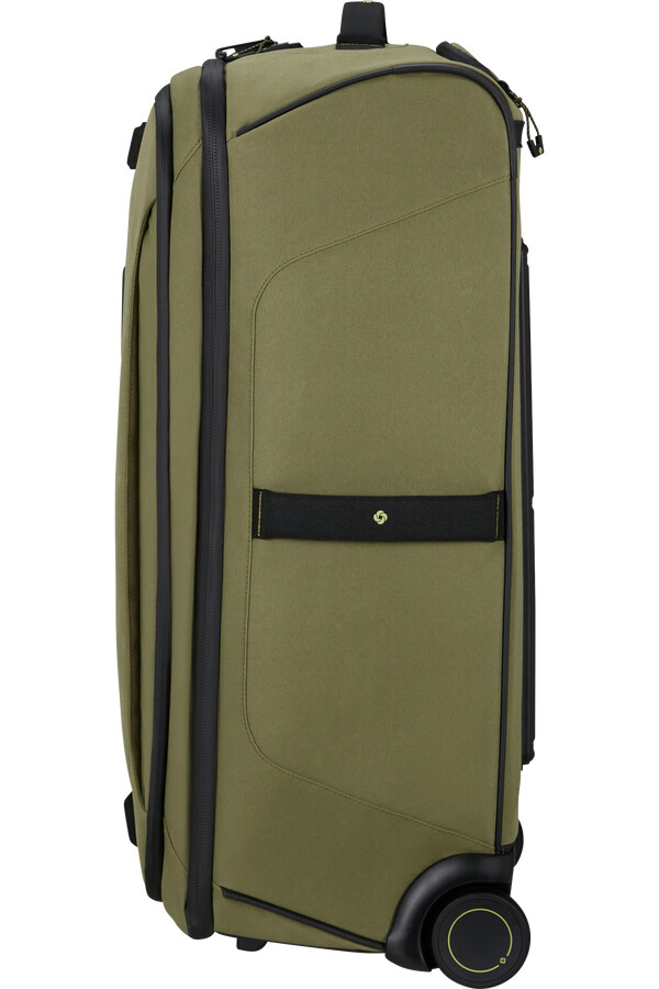 ecodiver duffelbag med hjul 67 cm vokset wasabi