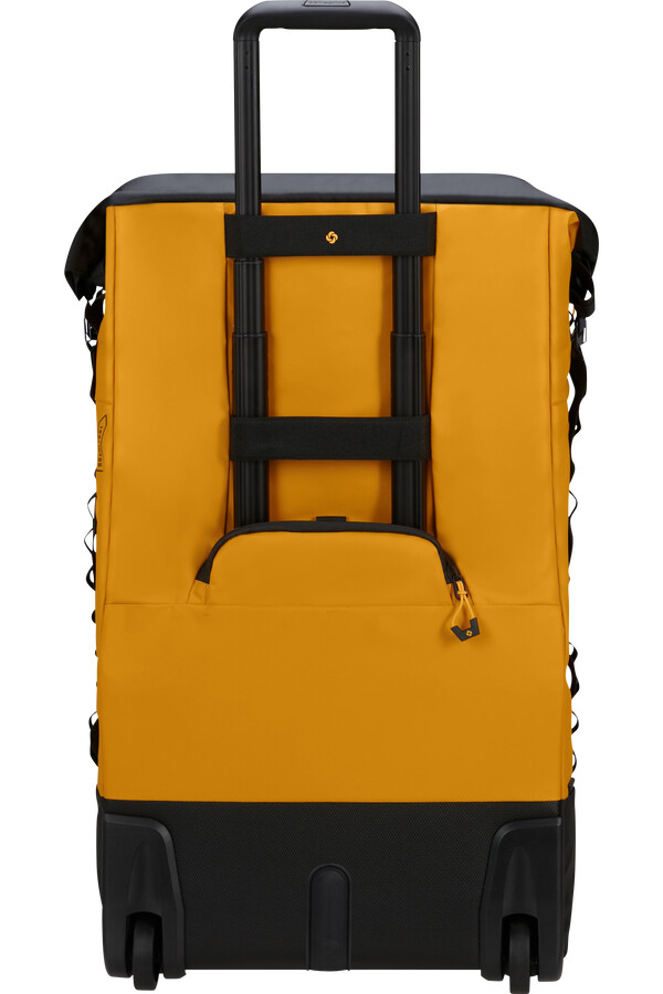 ecodiver sammenleggbar reisebag med hjul 4-i-1 gul