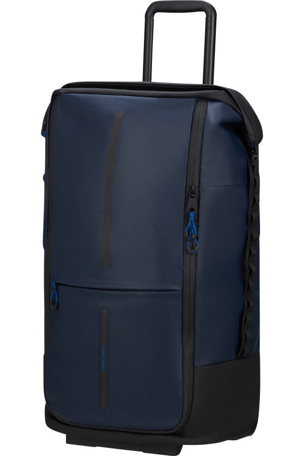 ecodiver sammenleggbar duffelbag med hjul 4-i-1 blue nights