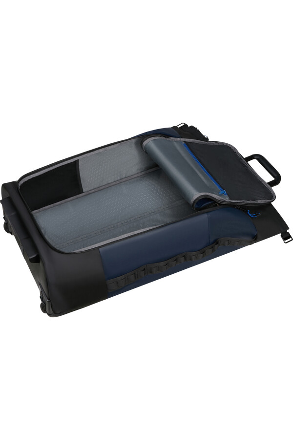 ecodiver sammenleggbar duffelbag med hjul 4-i-1 blue nights