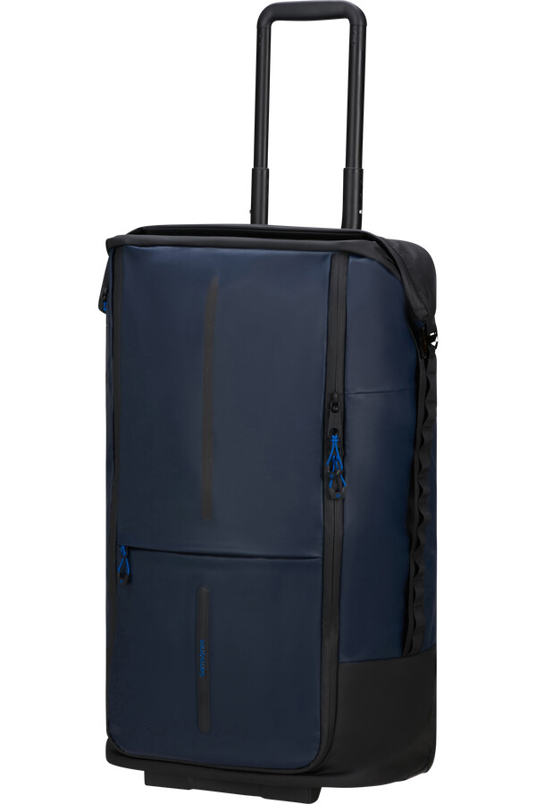ecodiver sammenleggbar duffelbag med hjul 4-i-1 blue nights