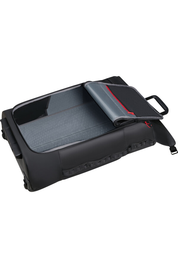 ecodiver sammenleggbar duffelbag med hjul 4-i-1 svart