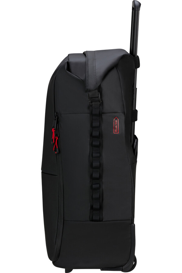ecodiver sammenleggbar duffelbag med hjul 4-i-1 svart