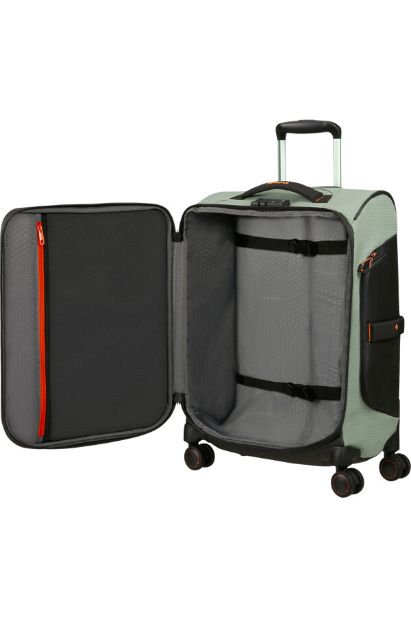 ecodiver koffert med 4 hjul 55 cm light sage