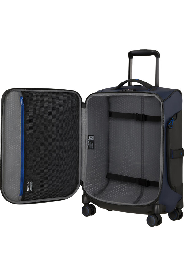 ecodiver koffert med 4 hjul 55 cm blue nights