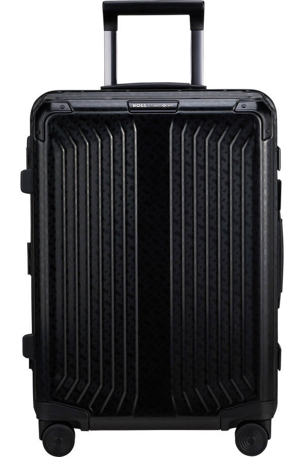 boss samsonite koffert 4 hjul 55 cm grafittmonogram